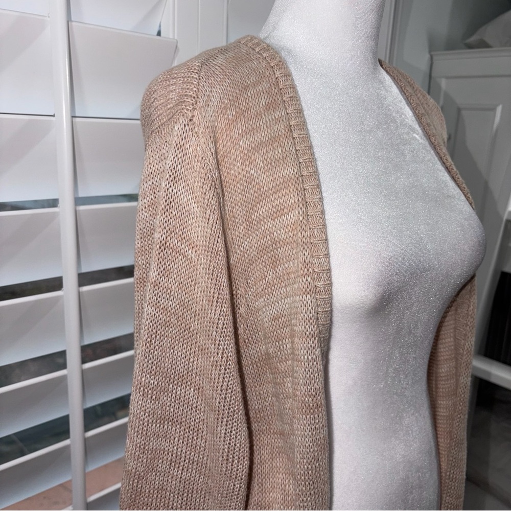 Torrid Beige Open-Front Cardigan - Picture 2 of 10